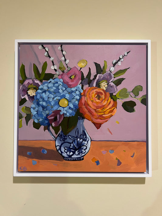 My Mother Used to Say -  original floral painting