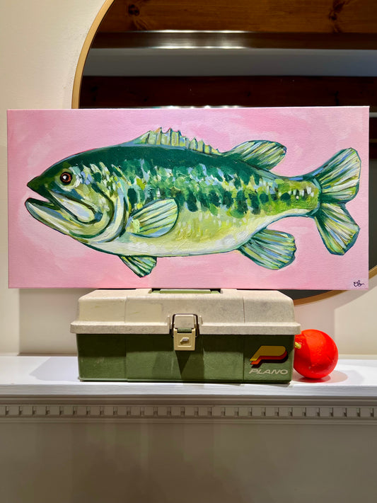 Big Beauty - Largemouth Bass Original Painting